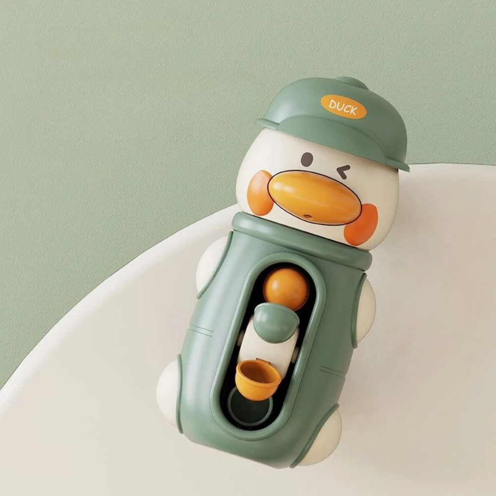Sevimli Su Çarkı Banyo Oyuncağı™ – Vantuzlu, Pilsiz, Eğitici ve Eğlenceli!
