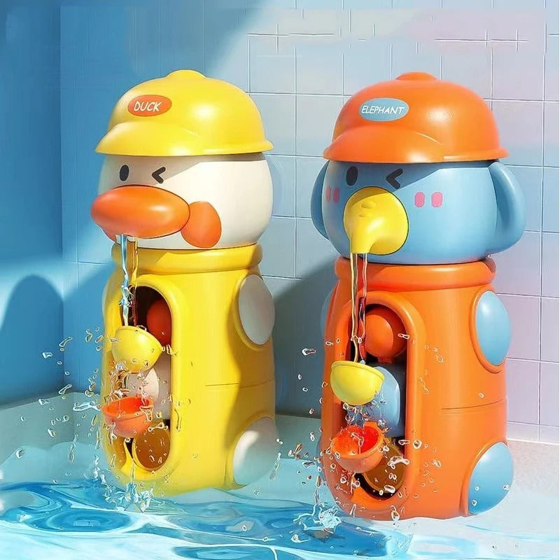 Sevimli Su Çarkı Banyo Oyuncağı™ – Vantuzlu, Pilsiz, Eğitici ve Eğlenceli!