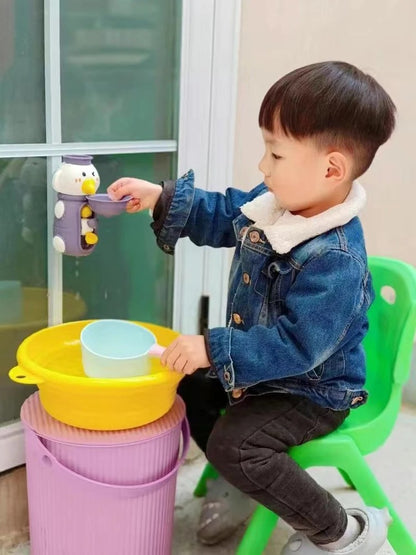 Sevimli Su Çarkı Banyo Oyuncağı™ – Vantuzlu, Pilsiz, Eğitici ve Eğlenceli!
